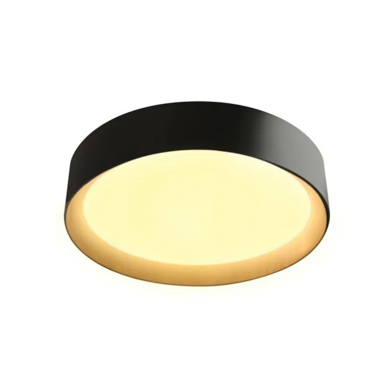 Plafón Lea Negro / Madera 60cm