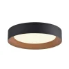 Plafón Lili Negro / Madera 65cm