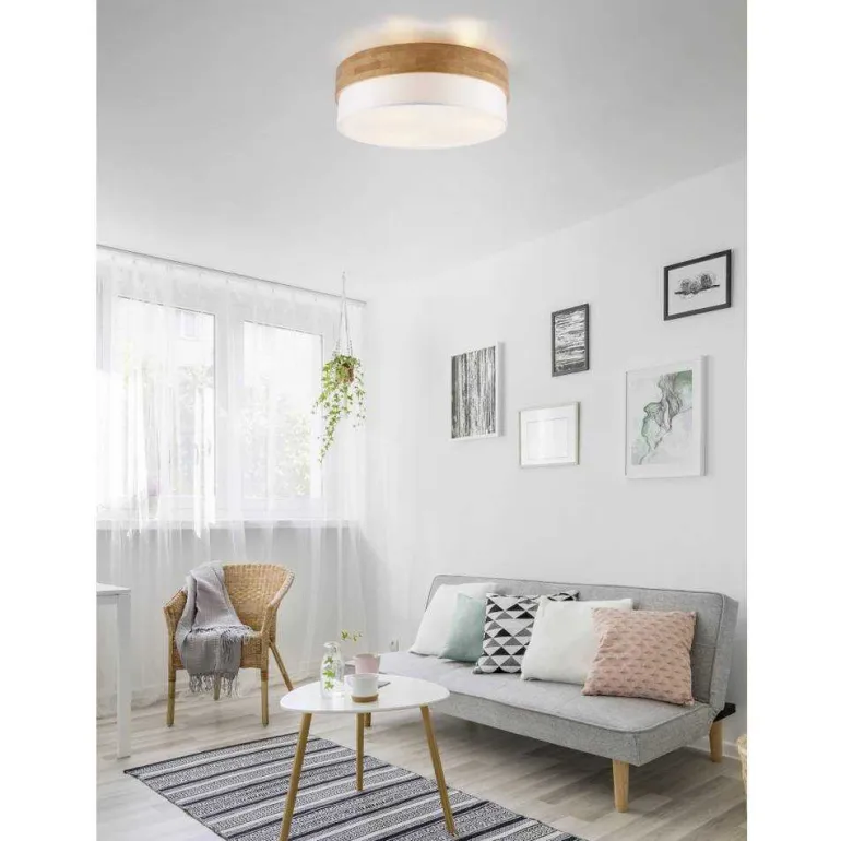 Plafón Seasons Blanco / Madera