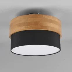 Plafón Seasons Negro/ Madera PQ