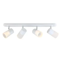 Regleta de 4 focos LED, Carril con focos Neptuno