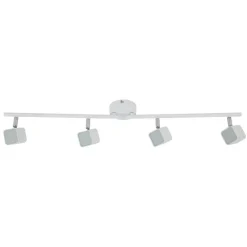 Regleta 4l blanco mate led