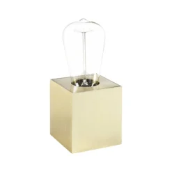 Sobremesa Cubik Oro cepillado