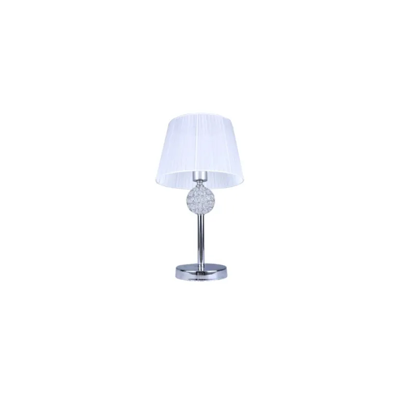 Sobremesa Jome Cromo con pantalla E27
