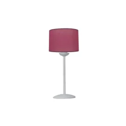 Sobremesa pie blanco pantalla fucsia