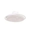 Ventilador de techo Andrea LED 45w 3CCT acabado blanco estilo moderno plafón ventilador motor DC 59cm Ø