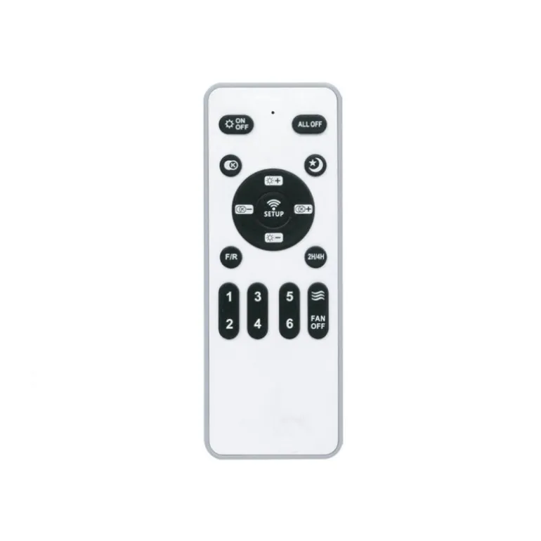 Ventilador de techo Antila Mini negro LED 40w 3CCT acabado negro estilo moderno aspas plegables motor DC 92cm Ø