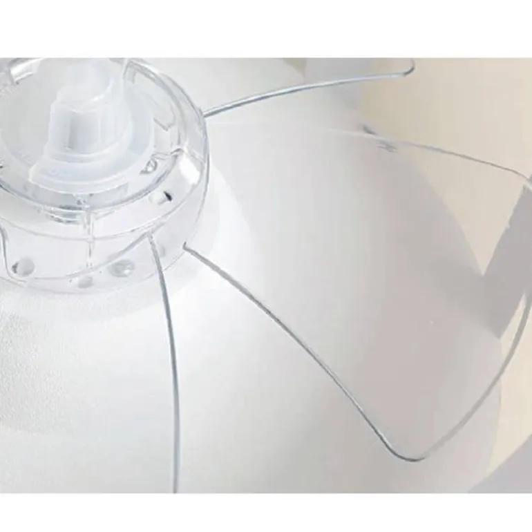 Ventilador de techo Iris LED 36w 3CCT RGB acabado blanco estilo moderno motor DC 45cm Ø