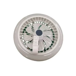 Ventilador de techo Iris LED 36w 3CCT RGB acabado blanco estilo moderno motor DC 45cm Ø