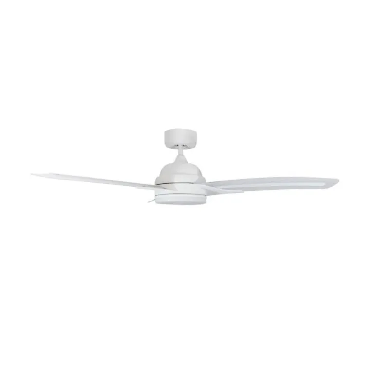 Ventilador de techo Lighter LED 24w 3CCT acabado blanco estilo moderno aspas con luz motor DC 132cm Ø