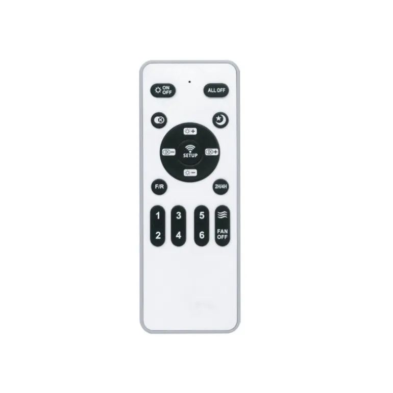 Ventilador de techo Martin blanco XL LED 80w 3CCT acabado blanco estilo moderno aspas plegables motor DC 123cm Ø