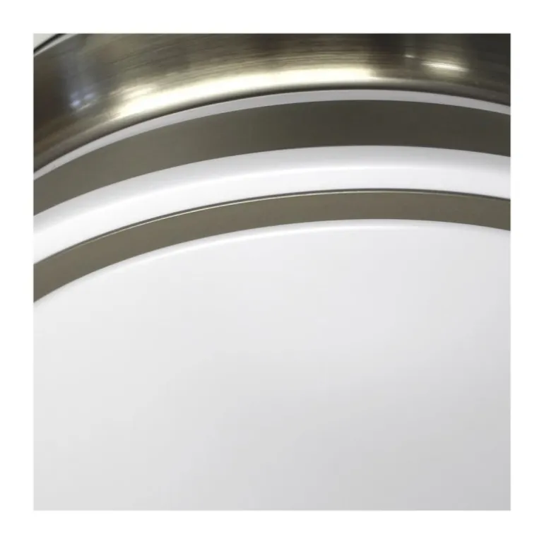 Ventilador de techo Martín níquel 72w LED integrado 3CCT acabado níquel estilo moderno aspas plegables motor DC 106cm Ø
