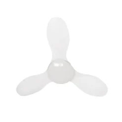 Ventilador de techo Stel Mini blanco LED 20w 3CCT acabado blanco estilo moderno motor DC 92cm Ø