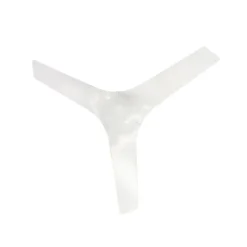 Ventilador de techo Storm IP44 Sin luz acabado blanco motor AC 3 velocidades para exterior 132cm Ø