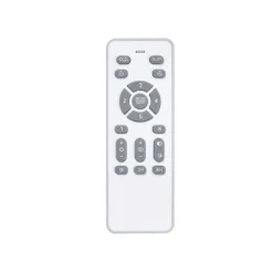 Ventilador de techo Venus blanco/ceniza LED 72w 3CCT acabado blanco/ceniza estilo moderno aspas plegables motor DC 106cm Ø